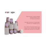 50 Adet Tek Kullanımlık Karton Bardak, 12 Oz Sıcak Kahve Bardağı, Sıcak/soğuk Içecek Bardağı 300 Ml, Taste - Option-1 - 0 - Siyah