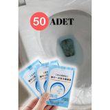 50 Adet Tek Kullanımlık Klozet Kapak Örtüsü Hijyenik Klozet Poşeti Şeffaf Cep Tipi Taşınabilir