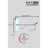 50 Adet Tel Pano Kancası 10 Cm Askı Kanca Raf Askısı Raf Aksesuar Galvaniz