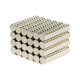 50 Adet Yuvarlak Neodyum Mıknatıs, 5x2 Mm, Güçlü Magnet, N35 Kalite