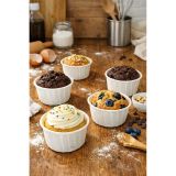 50 AdetKağıt Muffin Cup Cake Kek Kalıbı Beyaz