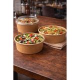 50 AdetKraft Karton Salata Kasesi Kapaklı 1300cc