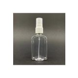 50 Cc Yassı Plastik Şişe - Beyaz Spreyli - 50 Ml Spreyli Pet Şişe ( 25 Adet)