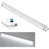 50 cm Beyaz Işık Hareket Sensörlü Dolap Içi Çalışma Masası Mutfak Tezgah Altı USB LED Işık - 100 - 200 W