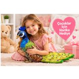 50 CM Peluş Tavus Kuşu Renkli ve Sevimli Dekoratif Peluş Oyuncak