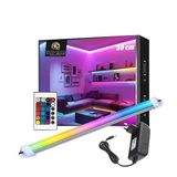 50 cm Şeffaf Rgb 16 Renk Kumandalı Çubuk Şerit LED Renk Değiştiren LED Işık SB-6540