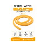 50 Cm Serum Lastiği 5-8 Mm Dren Lastiği Sapan Lastiği Esnek Dayanıklı Kauçuk