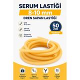 50 Cm Serum Lastiği 8-10 Mm Dren Lastiği Sapan Lastiği Esnek Doğal Lateks