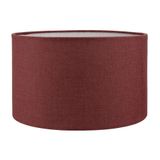 50 cm Silindir Masa Tavan Lambader Sarkıt Abajur Başlığı Bordo 50cmx30cm