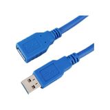 50 cm. USB 3.0 Dişi - Erkek Usb Uzatma Uzatıcı Ara Ek HDD Kablo