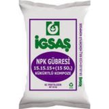 50 Kg 15 15 15 Kükürtlü Taban Gübresi Kompoze Bitki Gübresi Toprak Altı Gübre