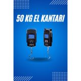 50 kg Dijital El Terazisi Cep Tartısı El Kantarı Terazi