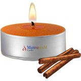 50 Li Tarçın Kokulu Kahve Rengi Tealight Mum - 50 Adet
