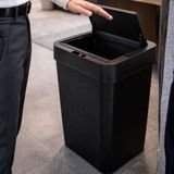 50 Litre Sensörlü Çöp Kovası, Otomatik Temassız Akıllı Çöp Kutusu, Dokunmatik Açma Özellikli, Sessiz Kapanan, Büyük Boy Mutfak, Ofis ve Ev İçin Siyah