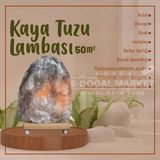 50 M2 Kadar Etkili Çankırı Kaya Tuzu Lambası %100 Doğal Ampul Kablo Dahil - 50 gr