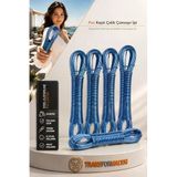 50 Metre Çelik Çamaşır İpi, Pvc Kaplı Paslanmaz Balkon Teli, Esnemez Dayanıklı İp 718621