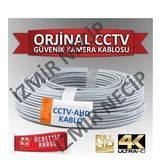 50 METRE GÜVENLİK KAMERA KABLOSU CCTV 2+1 AHD ANALOG KAMERA KABLO
