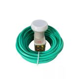 50 Metre Hazır Uçlu Rg6 U6 Uydu Anten Çanak Kablosu Full Hd 3D 4K+4 Lü Lnb Koruma Kapaklı