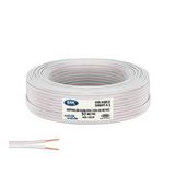 50 Metre Hoparlör Elektrik ve Ses Kablosu 2X0.50 Beyaz