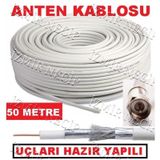 50 METRE UYDU ANTEN KABLOSU HAZIR UÇLU