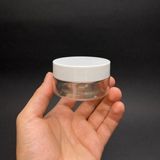50 Ml Beyaz Kapaklı Sızdırmaz Contalı Pet Kavanoz , 50 Cc Plastik Krem Kavanozu x 6 Adet