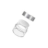 50 ml Boş Şeffaf Cam Seyahat Krem ve Organizer Kavanozu Kozmetik Şişesi - 1 - 0 - 249 ml