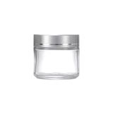 50 ml Boş Şeffaf Cam Seyahat Krem ve Organizer Kavanozu Kozmetik Şişesi