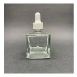 50 Ml Köşeli Model Cam Damlalıklı Şİşe , Plastik Kapaklı , 50 Cc Cam Damlalıklı Kare Şişe x 6 Adet
