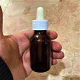 50 Ml Plastik Damlalıklı Amber Cam Şişe , 50Cc Kahverengi Cam Şişe Damlalıklı x 6 Adet