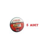 50 Mm * 15 M Yüksek Tutuşlu Kaydırmaz Bant Starline Siyah X 5 Adet