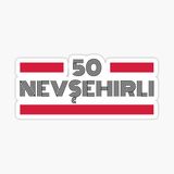 50 Nevşehirli Plaka Araba Sticker Yapıştırması