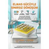 50 Parça Elmas Uçlu Döner Törpü ve Freze Seti - Pedikür Nasır, Topuk, Cam ve Taş İşleme Uçları 723151