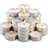 50 Pcs Vıp White Tea Light Candle 50 Adet Vıp Kalite Beyaz Tea Light Mum Beyaz Mum Yılbaşı Mumları Vitrin