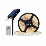 50 Watt Güneş Panelli Solar 10 Metre Hortum Şerit Led Günışığı Işık Rengi - 3200K