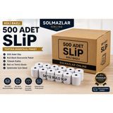 500 Adet 56X12 Rulo Slip Termal Kağıt – Koli Bazlı Pos Fiş Rulosu | Solmazlar Online - 0,5