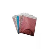 500 Adet Kendinden Bantlı Metalize Hediye Paketi Poşeti Yapışkanlı 20X25 Cm