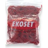 500 Adet Kırmızı Küçük Paket Lastiği 40mm