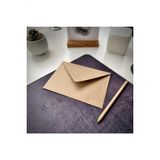 500 Adet Mektup Zarfı 13X18cm 100Gr. Kraft