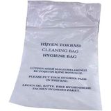 500 Adet Otel Buklet Tipi Banyo Tuvalet Hijyen Atık Poşeti Kirli Çamaşır Torbası 15x25 cm Küçük Boy