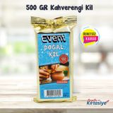 500 Gr Kahverengi Doğal Kil - Seramik Hamuru -