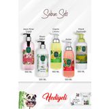 500 ML Sabun Paket Amber, Çeşme Limonu, Japon Kiraz Çiçeği, Beyaz Sabun, Zeytinyağlı ve Rosie