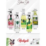 500 ML Sabun Paket Çeşme Limonu Sıvı ve köpük, Japon Kiraz Çiçeği, Beyaz Sabun, Zeytinyağlı ve Rosie