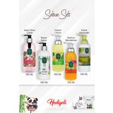 500 ML Sabun Paket Japon Kiraz Çiçeği, Bodrum Mandalinası, Zeytinyağlı, Beyaz Sabun, Çeşme Limonu ve Rosie