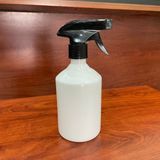 500 ml Siyah Tetik Spreyli Beyaz Plastik Şişe , 500 cc Spreyli Plastik Şişe x 4 Adet