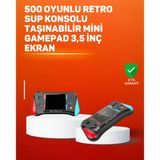 500 Oyunlu El Tipi Taşınabilir Oyun Konsolu – Şarjlı Ve Tv Bağlantılı Model Mir84446576