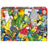 500 Parça Papağanlar / Parrots Puzzle - 19547