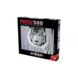 500 Parça Puzzle : Beyaz Kaplan