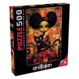 500 Parça Puzzle: Kara Kedi