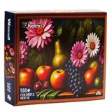 500 Parça Puzzle: Meyveler ve Çiçekler