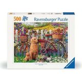 500 Parçalı Puzzle Bahçede Köpekler